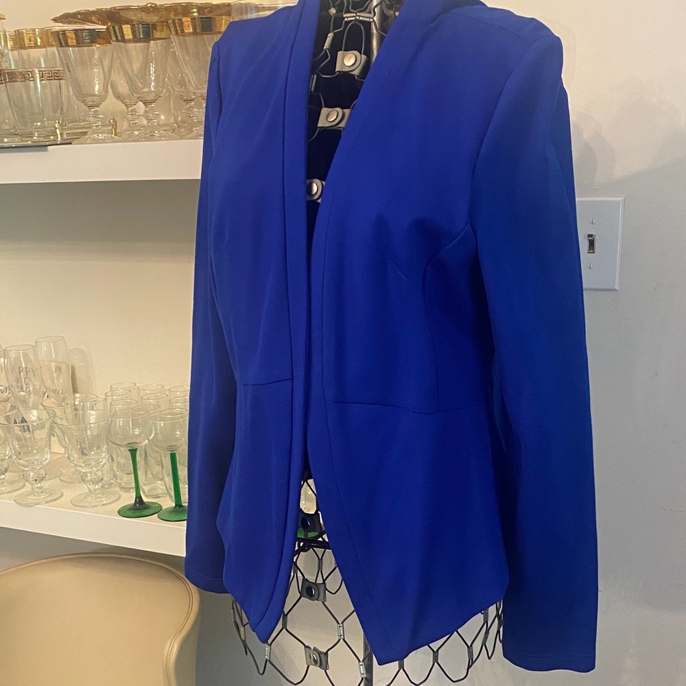 Joseph Ribkoff Royal Blue Open-Front Blazer